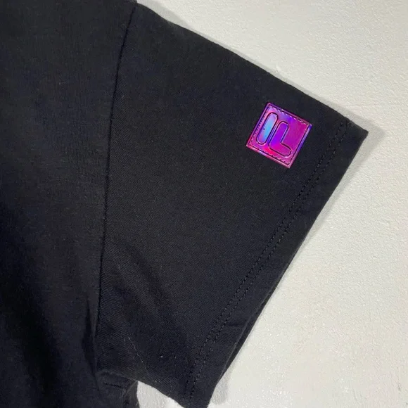 Fila Black Short Sleeve Tee with Logo - Picture 4 of 9